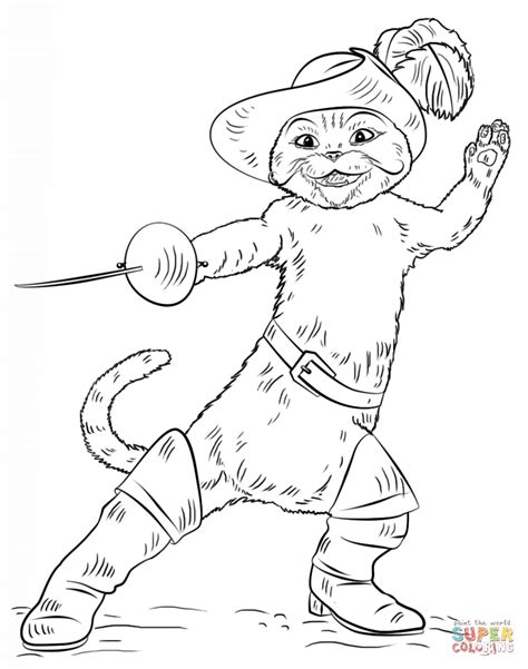 puss n boots coloring pages|puss in boots print.